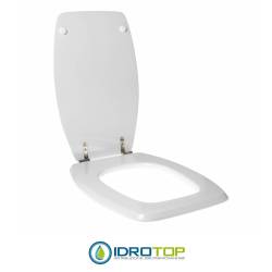 Copriwater per TENAX BR UNO cerniera inox con chiusura normale o rallentata soft close