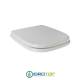 Copriwater per DURAVIT D-CODE cerniera inox con chiusura normale o rallentata soft close