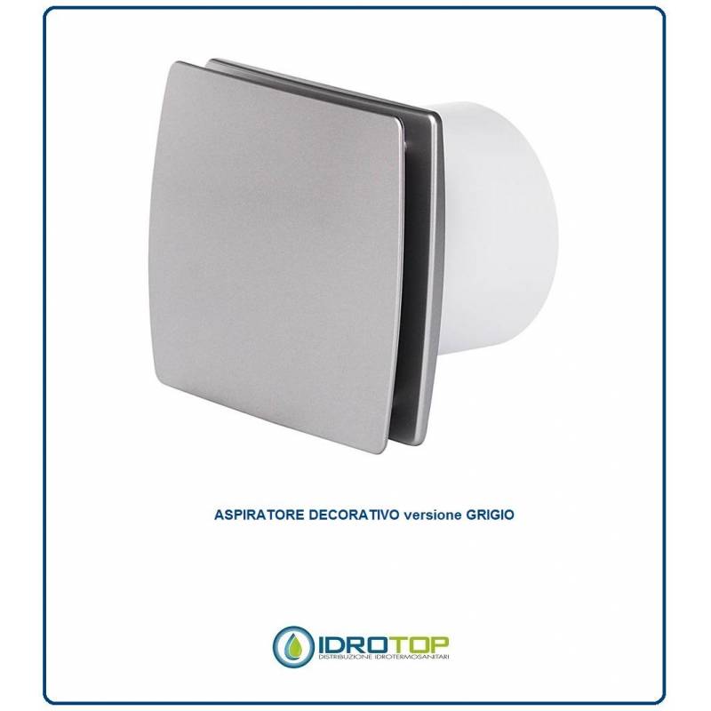 Aspiratore DECORATIVO GRIGIO diametro 100mm