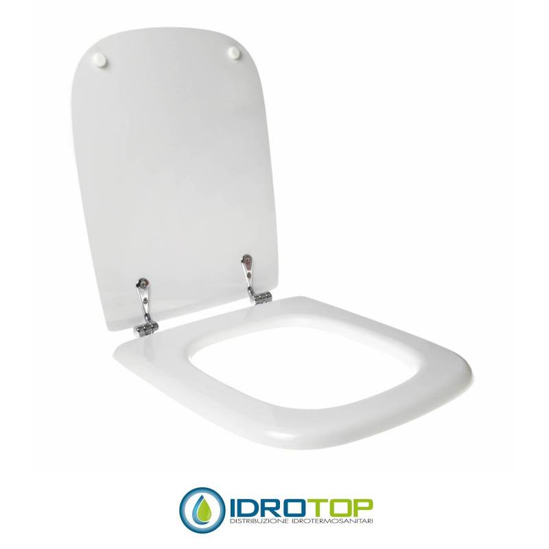 Copriwater per MICAS GIOIA cerniera inox con chiusura normale o rallentata soft close