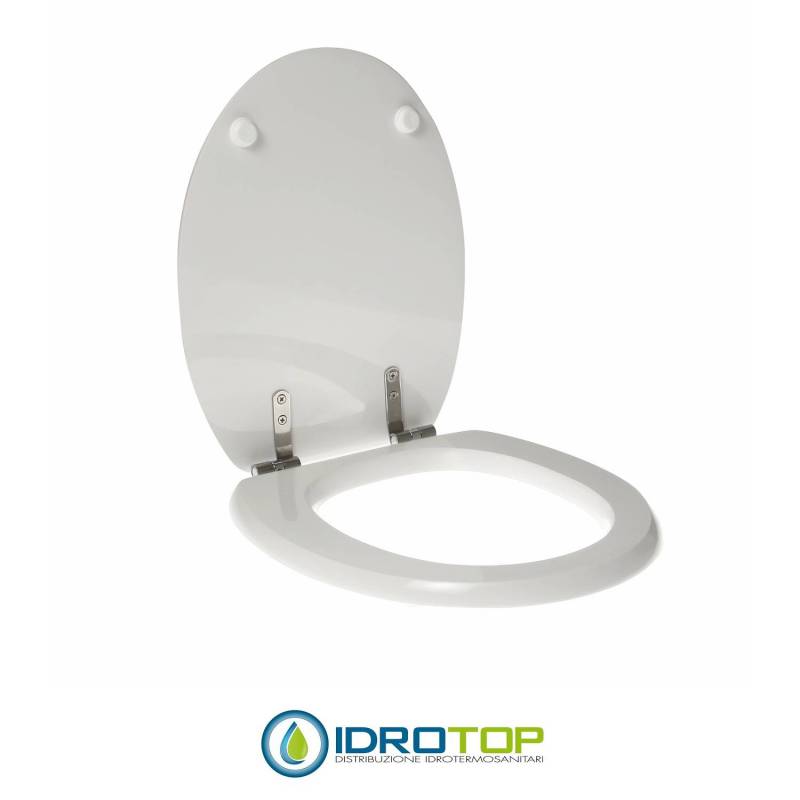 Copriwater per ALICE CERAMICA INFANZIA cerniera inox con chiusura normale o rallentata soft close
