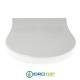 Copriwater per NIC DESIGN PIXEL come ORIGINALE TERMOINDURENTE BIANCO cerniera inox normale o rallentata soft close
