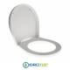 Copriwater per ESEDRA BULL 500 come ORIGINALE TERMOINDURENTE BIANCO cerniera inox normale o rallentata soft close