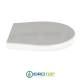 Copriwater per ESEDRA BULL 500 come ORIGINALE TERMOINDURENTE BIANCO cerniera inox normale o rallentata soft close