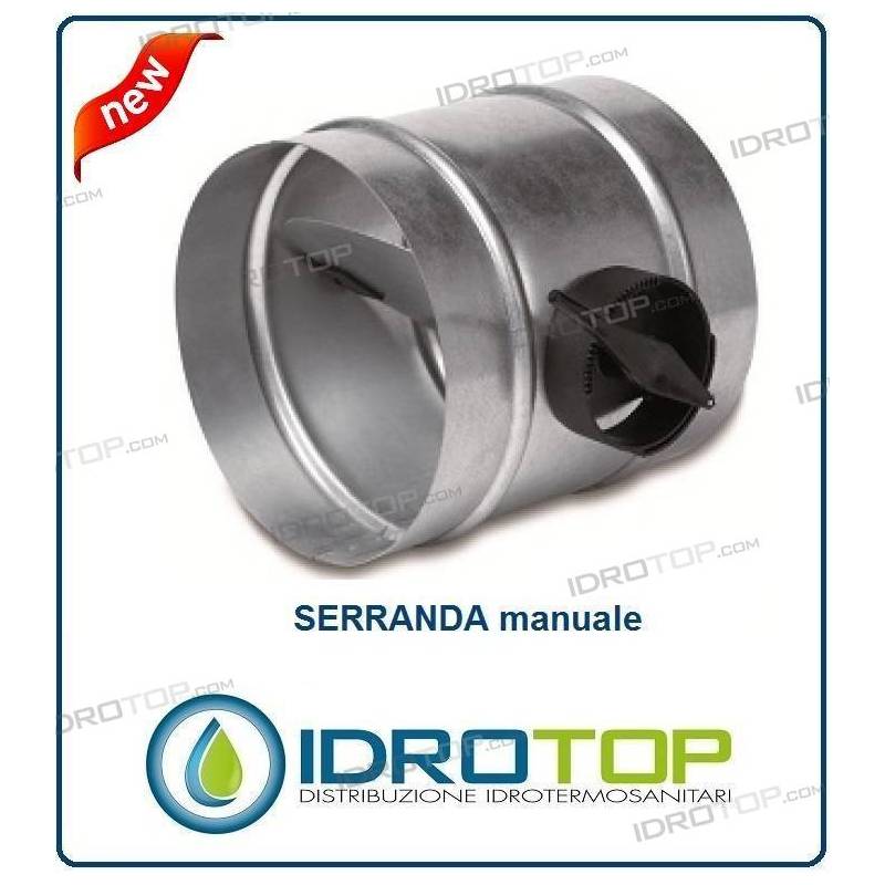 Serranda di Chiusura diam. 80 mm Regola l'aria nella condotto o nella tubazione Flessibile