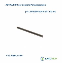 ASTINA INOX (1 pz.) per portamix copriwater bidet x articolo 120-320  Idrotop