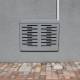 Jimmy Copri Climatizzatore/Condizionatore GRIGIO Unità Esterna L1100xH830xP590 in Alluminio Composito