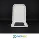 Copriwater per FLAMINIA TERRA come ORIGINALE TERMOINDURENTE BIANCO cerniera inox normale o rallentata soft close
