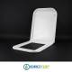 Copriwater per FLAMINIA TERRA come ORIGINALE TERMOINDURENTE BIANCO cerniera inox normale o rallentata soft close