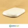 Copriwater per SANINDUSA LOOK TERMOINDURENTE BIANCO cerniera inox normale