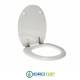 Copriwater Simas INFANZIA BIANCO Cerniera Cromo-Sedile-Asse Wc