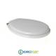 Copriwater Pozzi Ginori IPSILON BIANCO  Cerniera Rallentata Soft Close Cromo-Sedile-Asse Wc