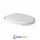 Copriwater Simas ARCADE BIANCO Cerniera Cromo-Sedile-Asse Wc