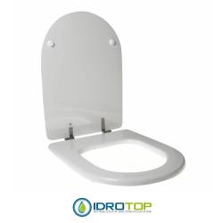Copriwater Simas MODULO BIANCO Cerniera Rallentata Soft Close Cromo-Sedile-Asse Wc