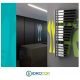 TERMOARREDO SCALDASALVIETTE mod. RANDA COLORE-BIANCO