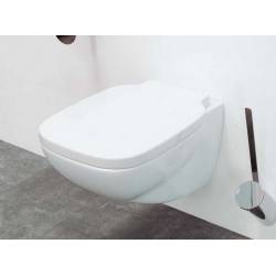 Copriwater per FLAMINIA SPRINT AVVOLGENTE come ORIGINALE TERMOINDURENTE BIANCO cerniera inox normale o rallentata soft close