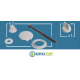 KIT COMPLETO DI FISSAGGIO RICAMBIO  copriwater bidet x articolo 120-320  ORIGINALE