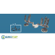 KIT CERNIERE DI RICAMBIO  copriwater bidet x articolo 420-520  ORIGINALE