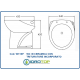 WC IN CERAMICA CON TRITURATORE INTEGRATO art. W11 SP GRUPPO SANITRIT