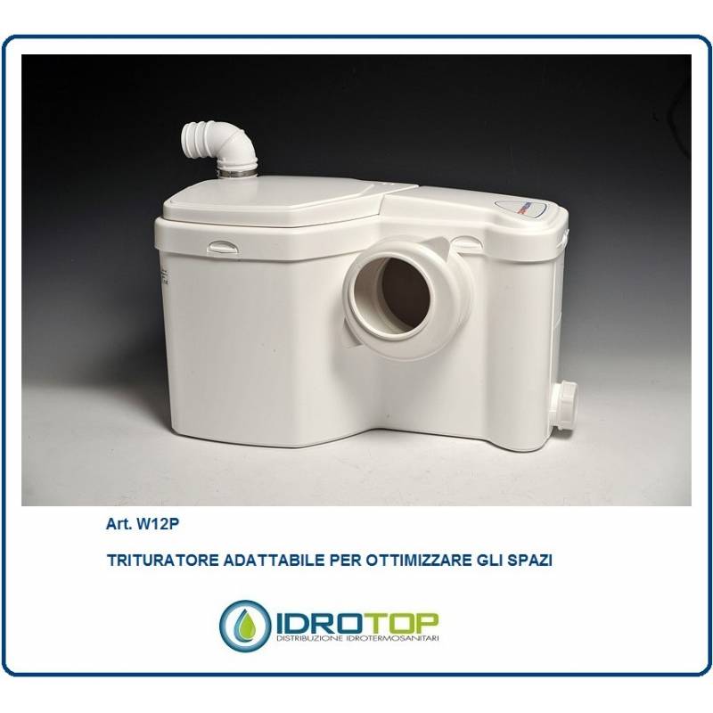 TRITURATORE  per LAVABO+ WC  salvaspazio art. W12 P Gruppo SANITRIT