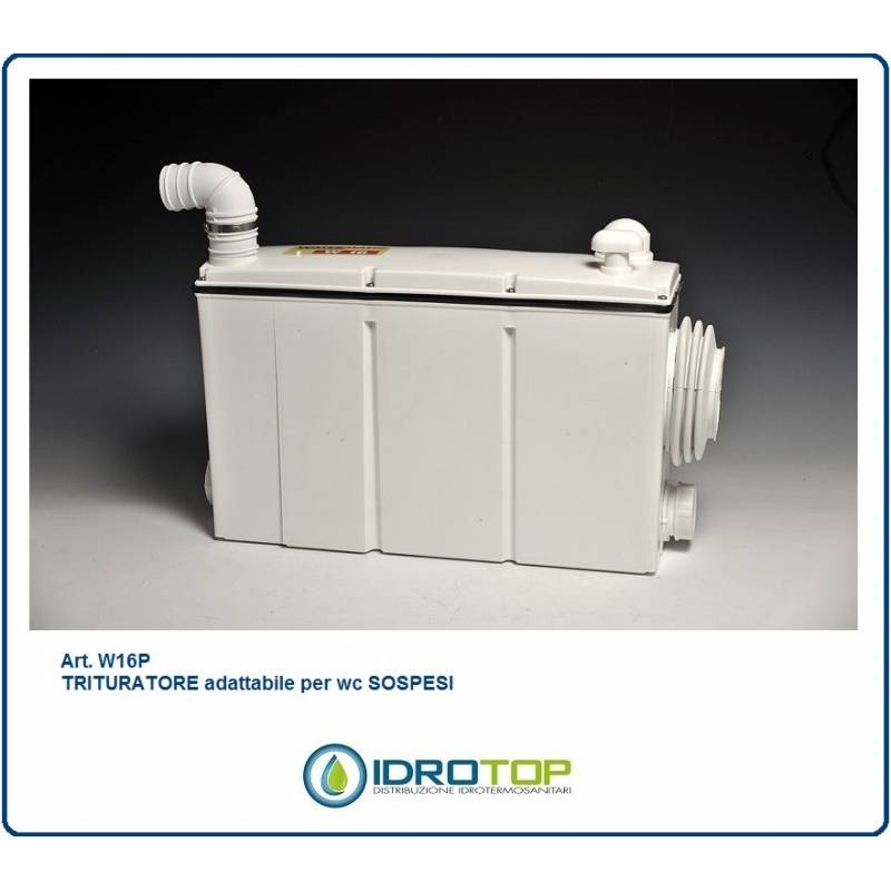 TRITURATORE  per LAVABO+ WC  sospesi art. W16 P Gruppo SANITRIT