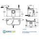 TRITURATORE  per LAVABO+ WC  USO INTENSIVO art. W17 P Gruppo SANITRIT