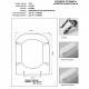 Copriwater Hatria  LOTUS CHAMPAGNE  Cerniera Cromo-Sedile-Asse Wc