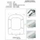 COPRIWATER SEDILE RC.73 CASTORO CERNIERA CROMO