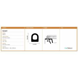 Copriwater Duravit  ERICA BIANCO  Sedile Wc Coprivaso Asse Come L'originale 