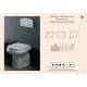 Vaso pavimento serie Orient