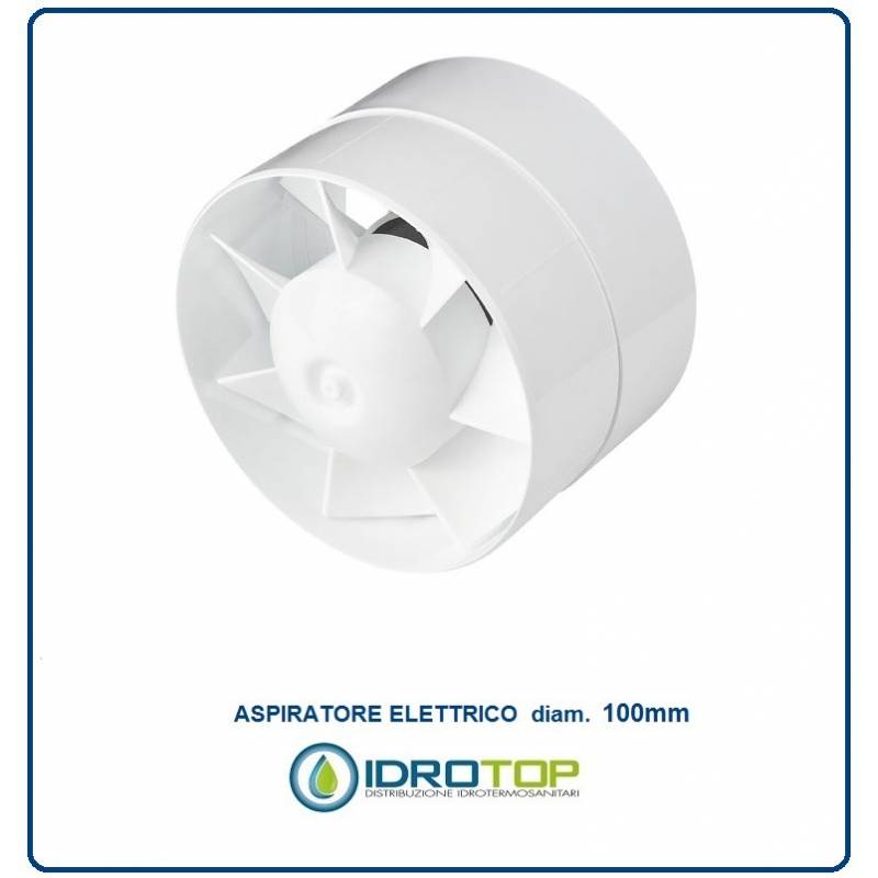Aspiratore x canale o sopra cappa diam.100 Protezione IPX2