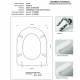 Copriwater Ideal Standard  FIORILE CHAMPAGNE Cerniera Cromo-Sedile-Asse Wc