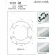 Copriwater Ideal Standard  SMALL GIALLO MANCHU  Cerniera Cromo-Sedile-Asse Wc