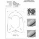 Copriwater Ideal Standard DIAGONAL BIANCO I.S.  Cerniera Cromo-Sedile-Asse Wc