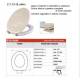 Sedile Universale Colato 