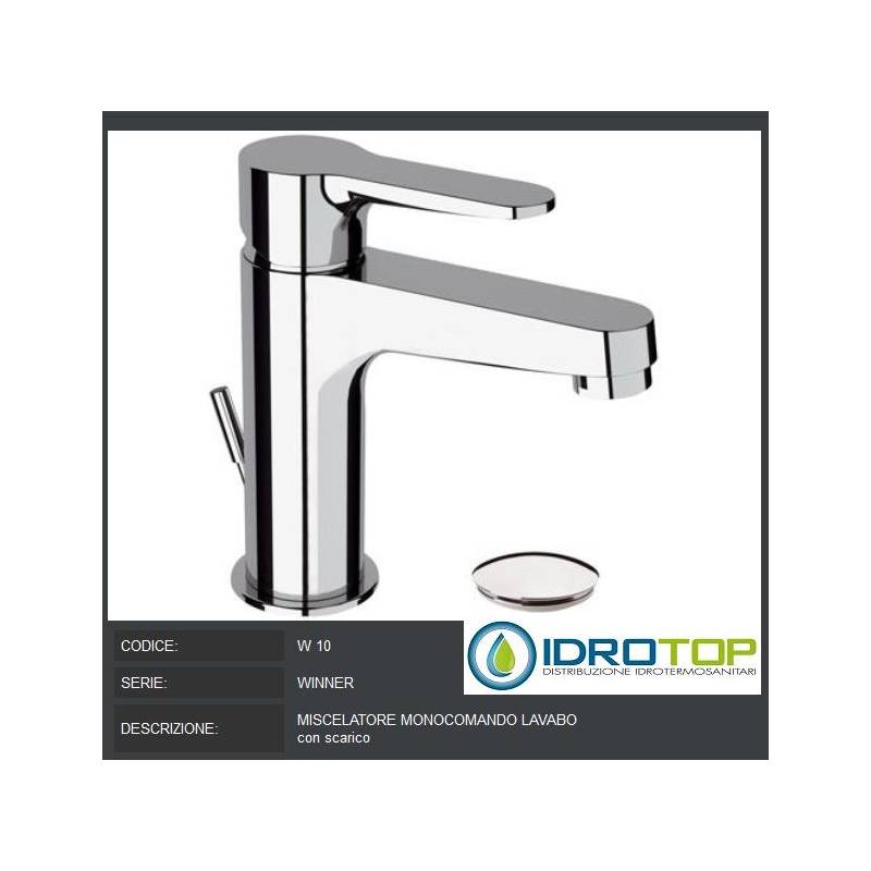 Miscelatore lavabo WINNER  con piletta Remer