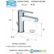 Miscelatore lavabo WINNER  con piletta Remer