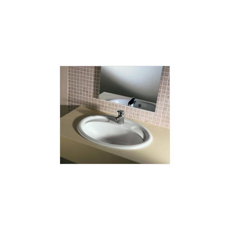 Lavabo incasso Mod. CAROLINE Ceramica Dimensioni 570x460 Hatria
