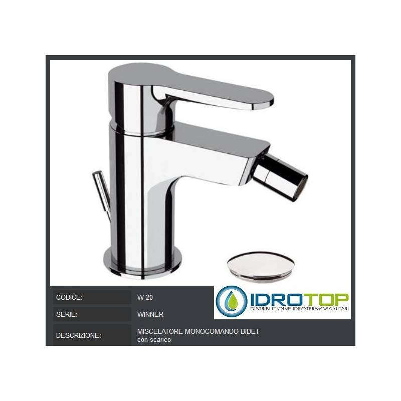 Miscelatore bidet  con piletta Remer