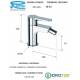 Miscelatore bidet  senza piletta Remer