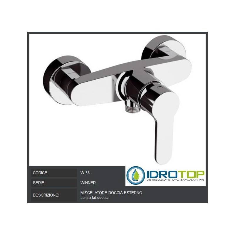 Miscelatore doccia esterno senza kit doccia Remer
