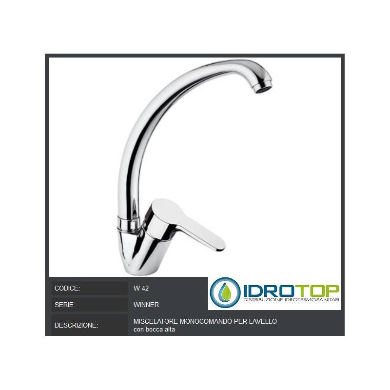Miscelatore lavello con bocca alta Remer