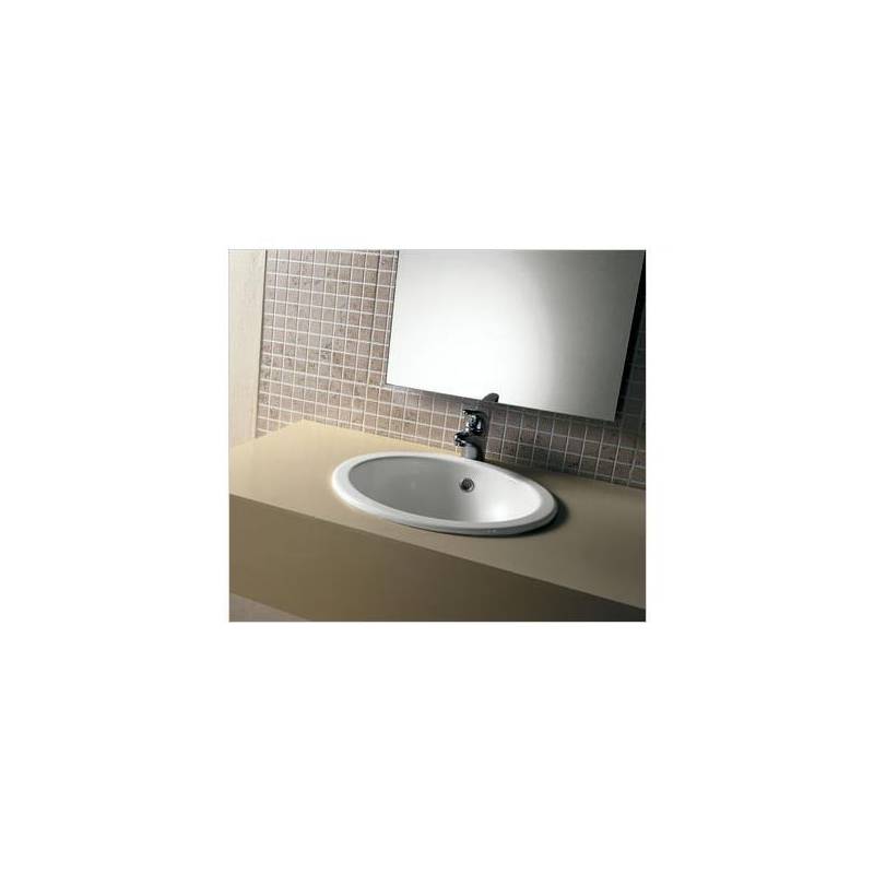 Lavabo incasso 420x420 Mod. BOULE Ceramica Dimensioni  Hatria