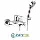Miscelatore WINNER vasca esterno  con kit doccia a 4 funzioni Remer