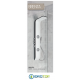 Colonna Doccia BRENTA Multifunzione Idromassaggio Alluminio Bianco Anodizzato 