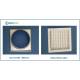 Bocchetta Aria Regolabile cm20x20 Bianco con Adattatore Diam.150 x Caminetto-GRIGLIA