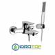Miscelatore INFINITY VASCA esterno con KIT DOCCIA in Ottone Cromato Remer