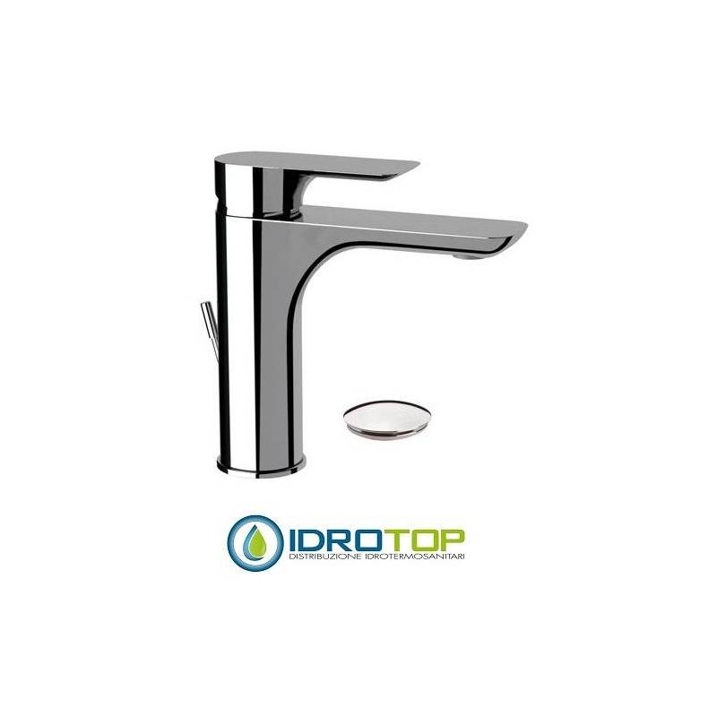 Miscelatore INFINITY LAVABO CROMATO con scarico in Ottone Cromato Remer