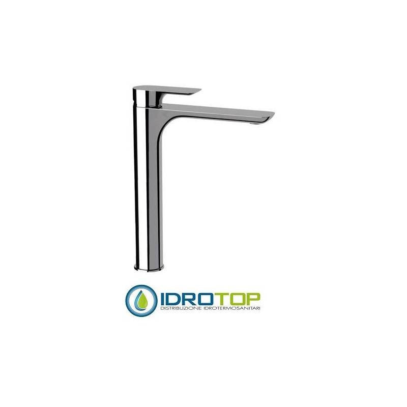 Miscelatore INFINITY LAVABO ALTO CROMATO senza scarico in Ottone Cromato Remer