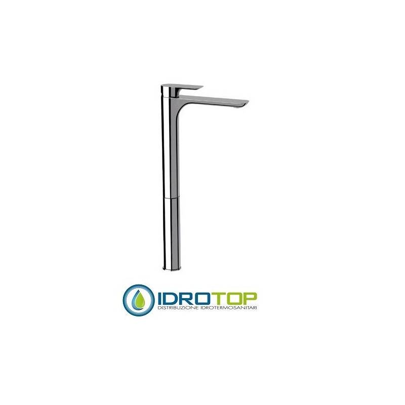Miscelatore INFINITY LAVABO EXTRA  ALTO CROMATO senza scarico in Ottone Cromato Remer